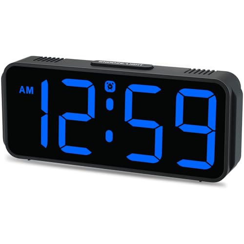Peakeep Small Digital Alarm Clock with Big Numbers Display
