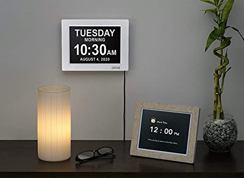 Digital Clock for Seniors with Custom Alarms