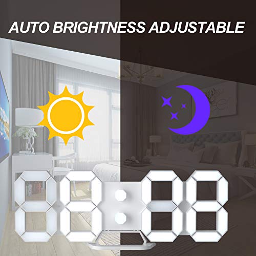 EDUP Home 3D LED Desk Alarm Clock