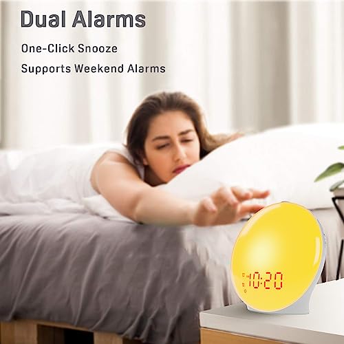 Sunrise Alarm Clock for Kids with Sleep Aid