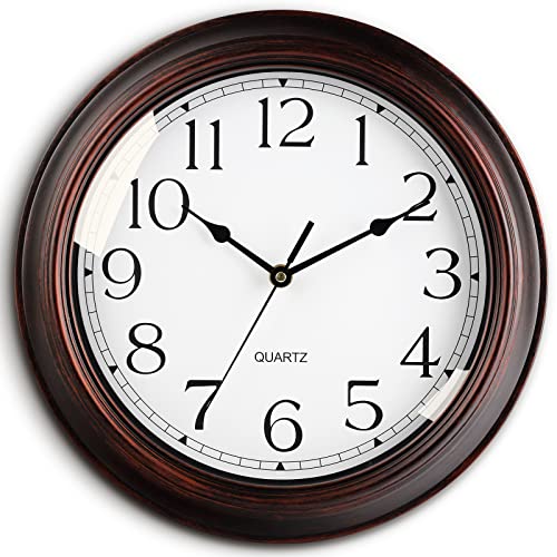 Rustic 8.5" Vintage Wall Clock for Home Decor