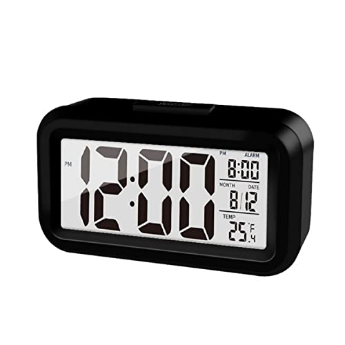 KAIJIELY Upgraded LED Alarm Clock with Temperature Display