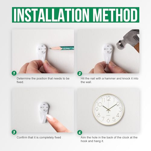 12" Silent Modern Gold Wall Clock for Home/Office