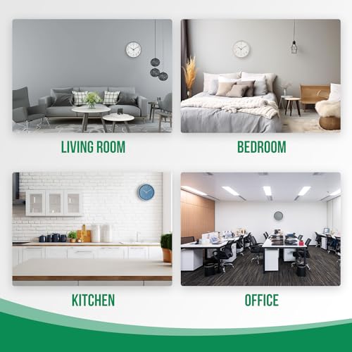 12" Silent Modern Gold Wall Clock for Home/Office