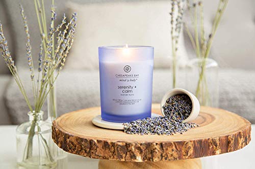 Serenity + Calm Lavender Thyme Scented Candle - Orange
