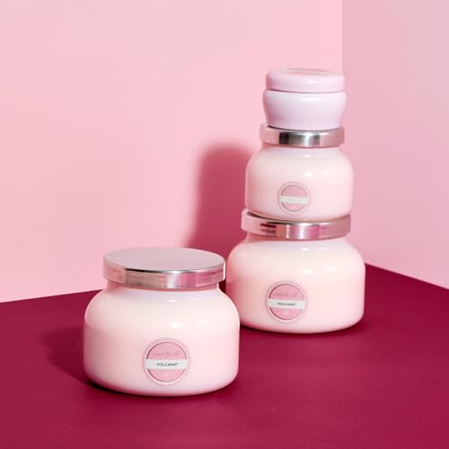 Capri Blue Volcano Scented Candle with Glass Holder