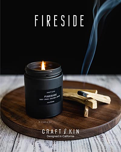 Fireside Scented Candles | Aromatherapy Soy Wood Wick
