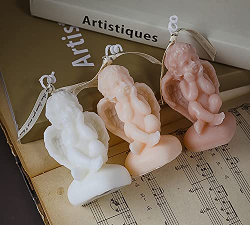 Handmade Angel-Shaped Aroma Soy Candle for Home Decor