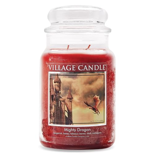Orange Village Candle Mighty Dragon Large Scented Candle