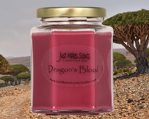 Dragon's Blood Scent Blended Soy Candle by Just Makes Scents