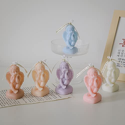 Handmade Angel-Shaped Aroma Soy Candle for Home Decor