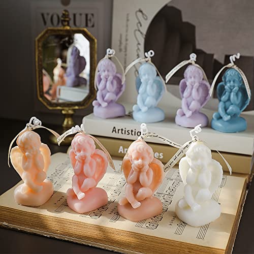 Handmade Angel-Shaped Aroma Soy Candle for Home Decor