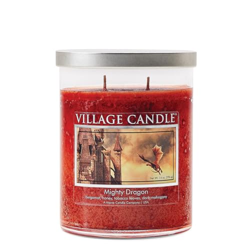 Dragon Scented Candle in Medium Silver Tumbler, 14oz