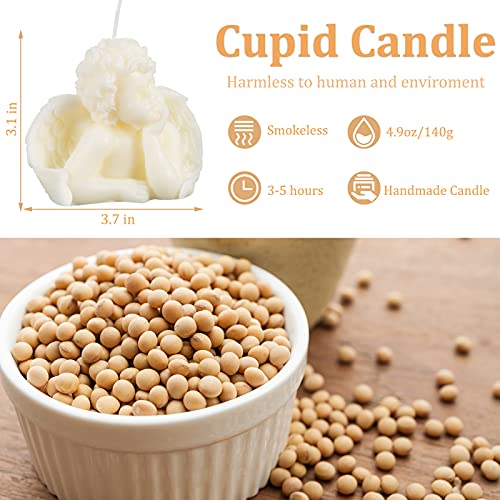 Handmade Angel Soy Scented Candle Duo for Home