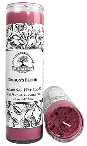Dragons Blood 7 Day Spell Candle | Love, Power, Protection & Purification Rituals