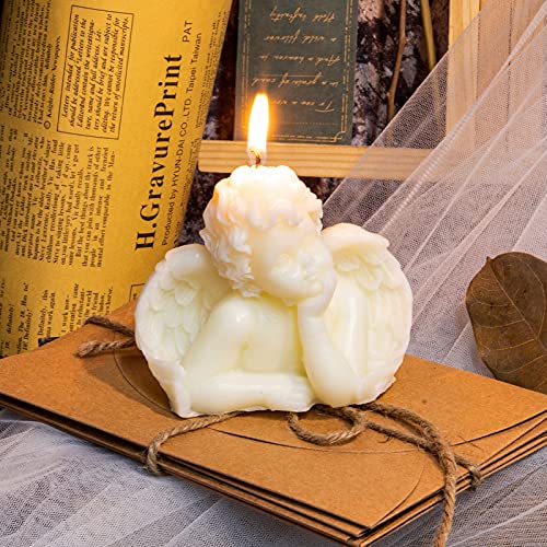 Handmade Angel Soy Scented Candle Duo for Home