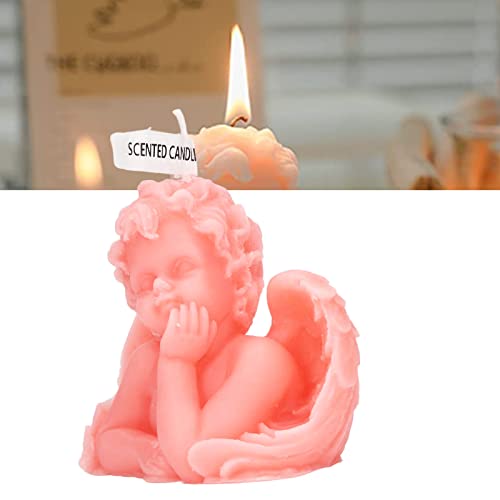 Handmade Vegan Angel Candle for Beautiful Home Decor