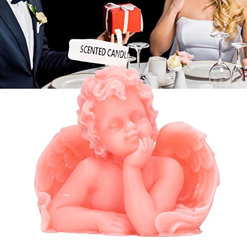 Handmade Vegan Angel Candle for Beautiful Home Decor