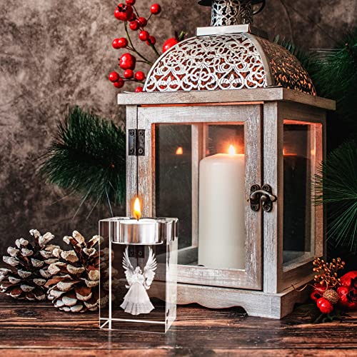 Angel Crystal Votive Candle Holders for Table Centerpiece