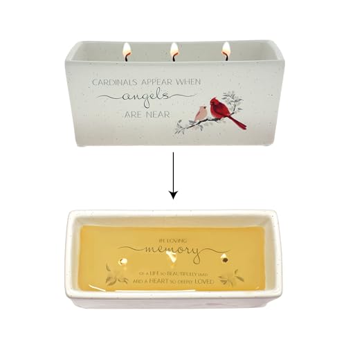 Cardinals and angels 12 oz soy wax candle