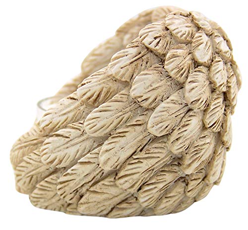 Guardian Angel Wings Tea Light Candle Holders, Set of 2