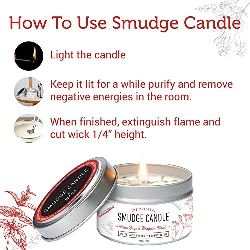 Soul Sticks Smudge Candle - Cleansing, Healing, Aromatherapy