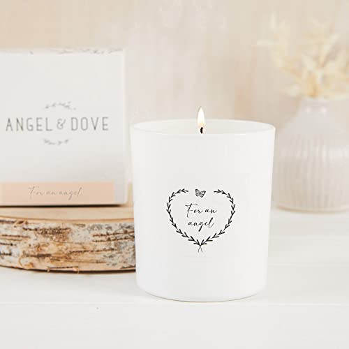 Angel & Dove Baby Loss Remembrance Candle - Sympathy Gift