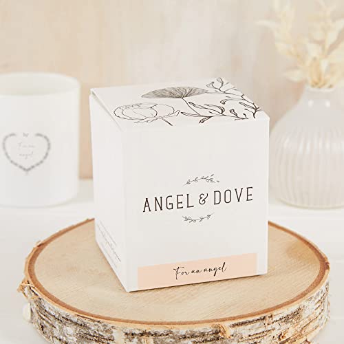 Angel & Dove Baby Loss Remembrance Candle - Sympathy Gift