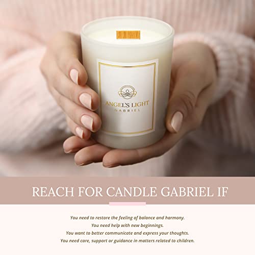 Gabriel Scented Candle: Balance, Care, & Guidance. Handmade