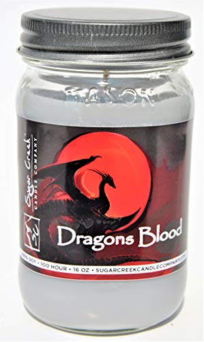 Soy Wax Dragon's Blood Candle - Gift for Any Occasion