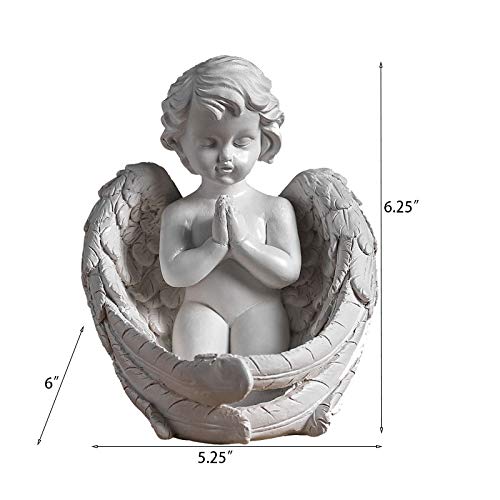 Angel Wing Tealight Holder - Home Garden Decor Statue