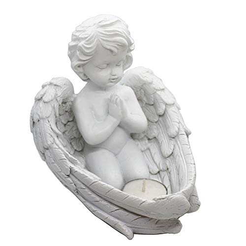 Angel Wing Tealight Holder - Home Garden Decor Statue