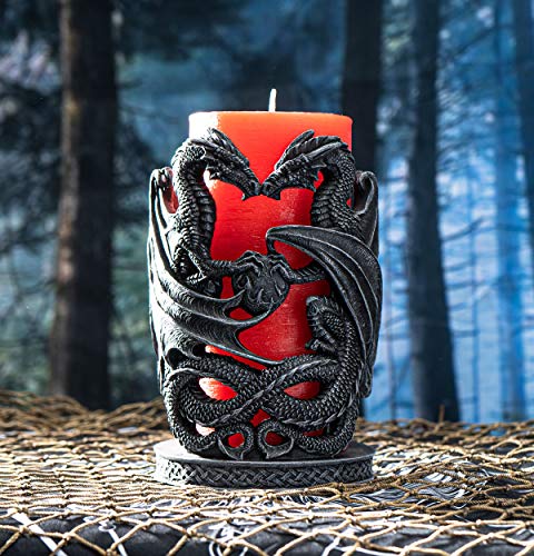 SUMMIT COLLECTION Dragon Guardian Stone Wine & Candle Holder