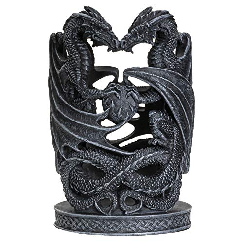 SUMMIT COLLECTION Dragon Guardian Stone Wine & Candle Holder