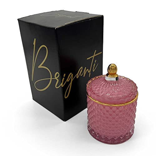 Dragon's Blood Soy Candle in Pink Glass Jar