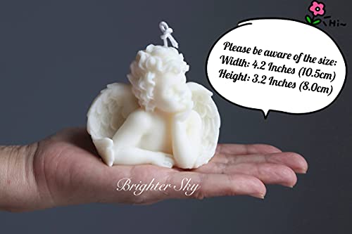 Brighter Sky Angel Candle with Natural Wax - Gift