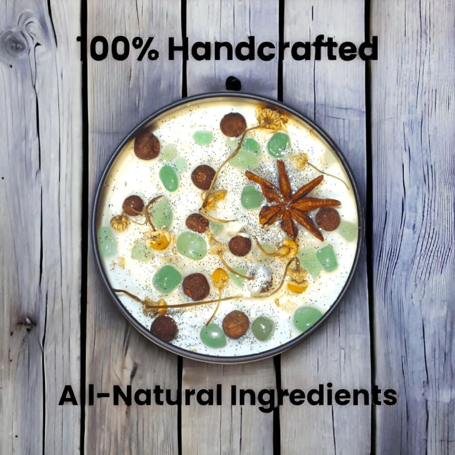 Dragons Blood Crystal Candle Gift Set for Luck