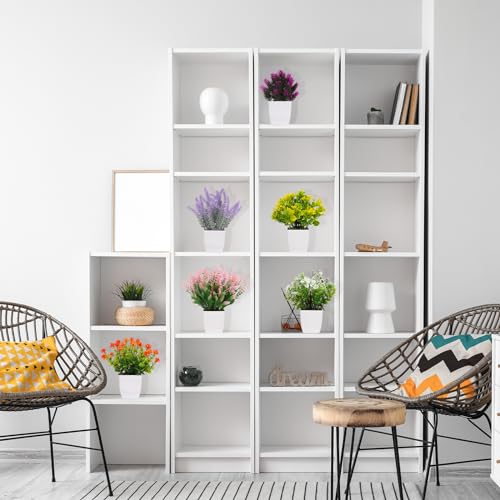 Set of 6 Mini Fake Flower Plants for Home Office