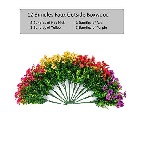 UV Resistant Artificial Flowers for Indoor & Outdoor Decor