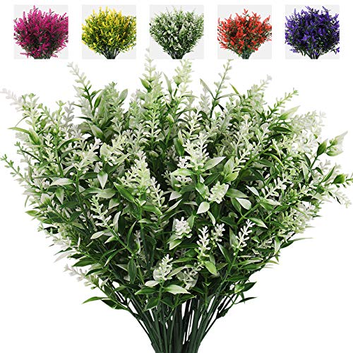 UV Resistant Artificial Lavender Shrubs for Home Garden