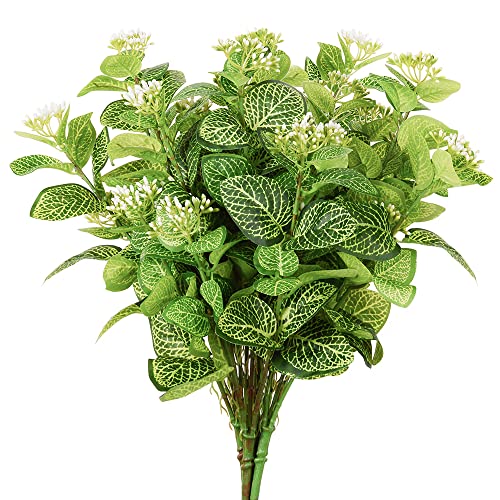 BohoSM 4pcs Artificial Flowers Greenery Jasmine for Outdoor