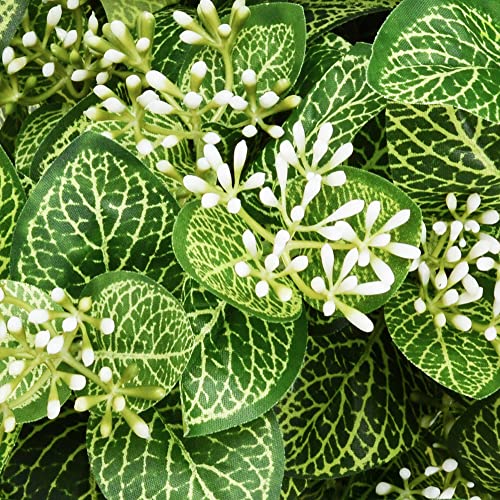 BohoSM 4pcs Artificial Flowers Greenery Jasmine for Outdoor