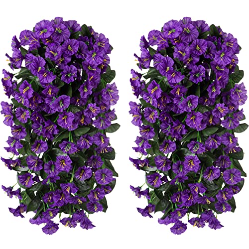 Purple Morning Glory Trailing Vines for Outdoor Decoration