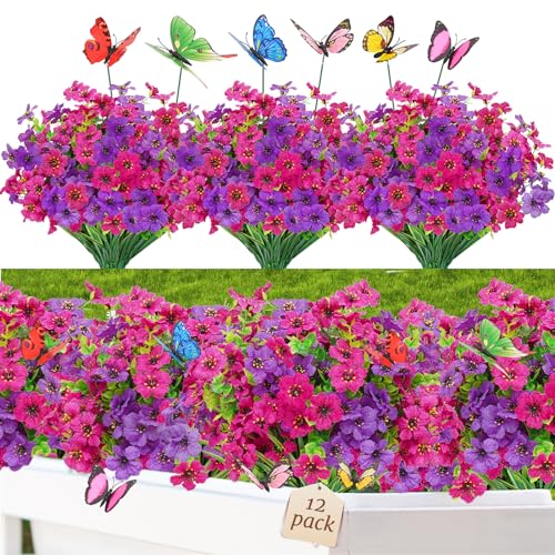 UV Resistant Artificial Flowers for Indoor & Outdoor Decor