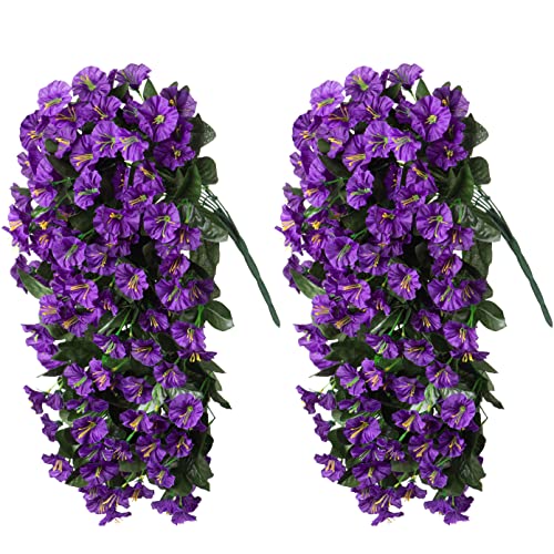 Purple Morning Glory Trailing Vines for Outdoor Decoration