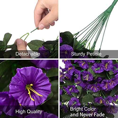 Purple Morning Glory Trailing Vines for Outdoor Decoration