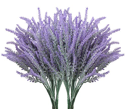 Leyaron Fake Lavender Flowers for Home, Wedding & Garden