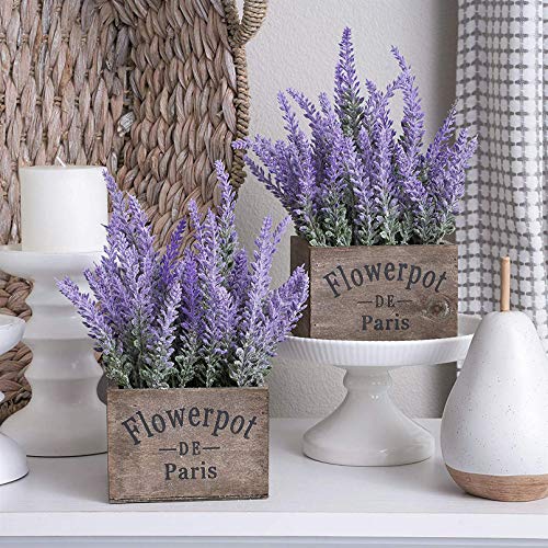 Leyaron Fake Lavender Flowers for Home, Wedding & Garden