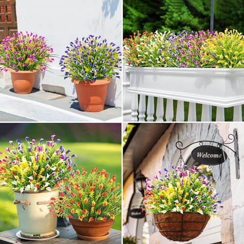 Ouddy Decor: 20 Bundles UV Resistant Fake Calla Lily