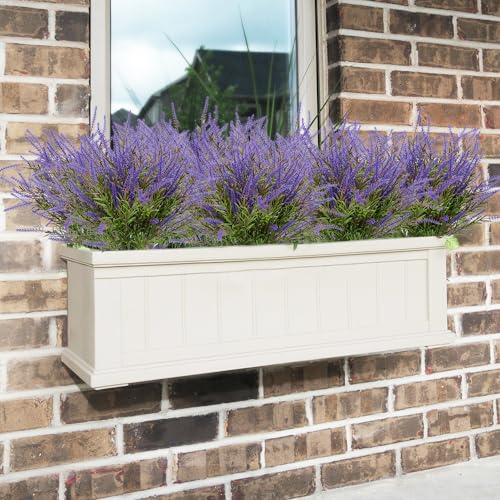 UV Resistant Outdoor Artificial Lavender Bushes (12 Bundles)